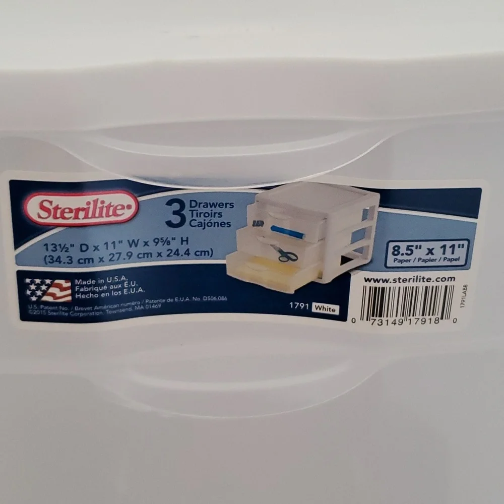 Sterilite drawer organizer